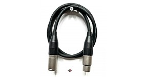SH Cable S S0.8 BK Готовий мікрофонний кабель XLR-XLR, 0.8м.
