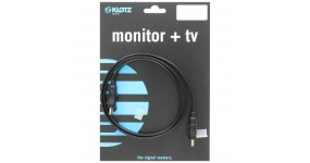KLOTZ HDMI-FL030 Готовий кабель HDMI-HDMI, 3м