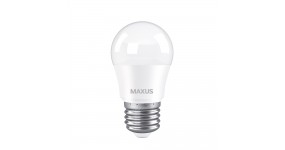 MAXUS 1-LED-745 Лампа світлодіодна G45 7W 3000K 220V E27