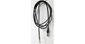 SH Cable SS 0.9 BK Готовий мікрофонний кабель XLR тато-6.3 стерео, 0.9м.
