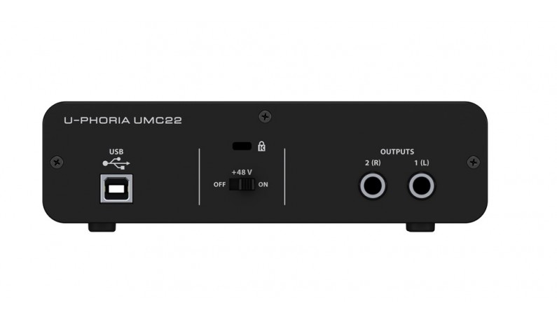 BEHRINGER UMC22 Аудіоінтерфейс USB 2х2 BEHRINGER UMC22 Аудіоінтерфейс USB 2х2
