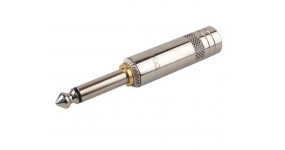 REAN by Neutrik NYS224S Кабельний роз'єм 6,3 мм моно, з замиканням сигналу