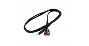 ROCKCABLE RCL 20902 D4 Готовий мультимедійний кабель 3,5-2хRCA, 1.5м