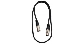 ROCKCABLE RCL 30301 D6 Готовий мікрофонний кабель XLR-f - XLR-m, 1м.
