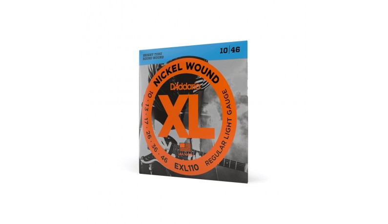 D'ADDARIO EXL110 XL Nickel steel Regular Ligh Струни для електрогітари .010-.046 D'ADDARIO EXL110 XL Nickel steel Regular Ligh Струни для електрогітари .010-.046