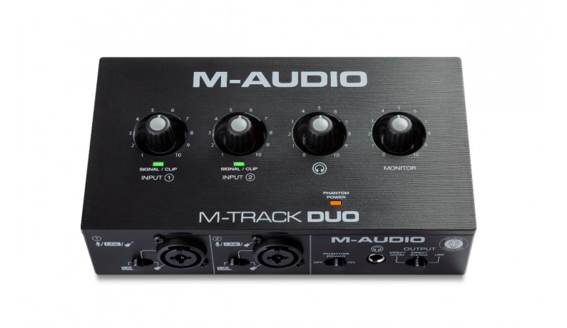 M-AUDIO M-Track Duo Аудіоінтерфейс USB 2х2 M-AUDIO M-Track Duo Аудіоінтерфейс USB 2х2