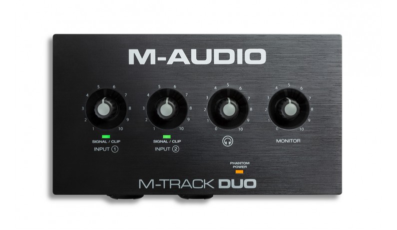 M-AUDIO M-Track Duo Аудіоінтерфейс USB 2х2 M-AUDIO M-Track Duo Аудіоінтерфейс USB 2х2