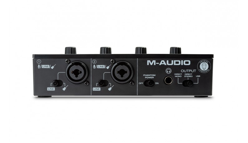 M-AUDIO M-Track Duo Аудіоінтерфейс USB 2х2 M-AUDIO M-Track Duo Аудіоінтерфейс USB 2х2