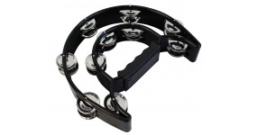 MAXTONE China 818C BK Тамбурин півкруглий подвійний