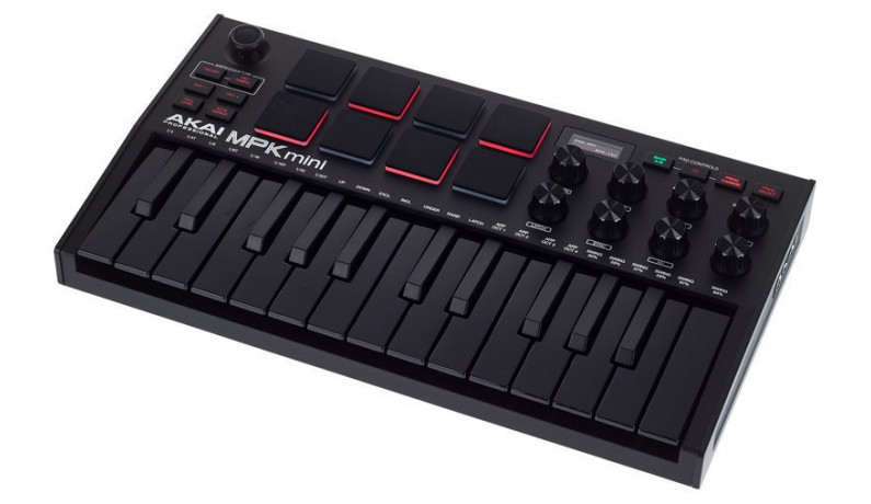 AKAI MPK MINI MK3 Black MIDI клавіатура USB 25 клавіш AKAI MPK MINI MK3 Black MIDI клавіатура USB 25 клавіш