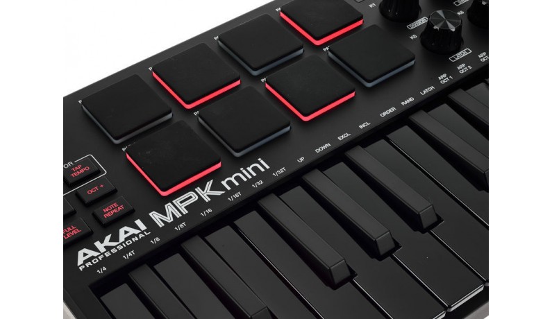 AKAI MPK MINI MK3 Black MIDI клавіатура USB 25 клавіш AKAI MPK MINI MK3 Black MIDI клавіатура USB 25 клавіш