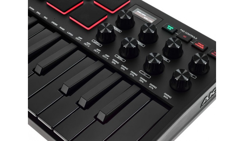 AKAI MPK MINI MK3 Black MIDI клавіатура USB 25 клавіш AKAI MPK MINI MK3 Black MIDI клавіатура USB 25 клавіш