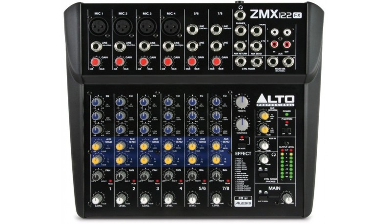 ALTO ZMX122FX Мікшерний пульт 4+2 ALTO ZMX122FX Мікшерний пульт 4+2