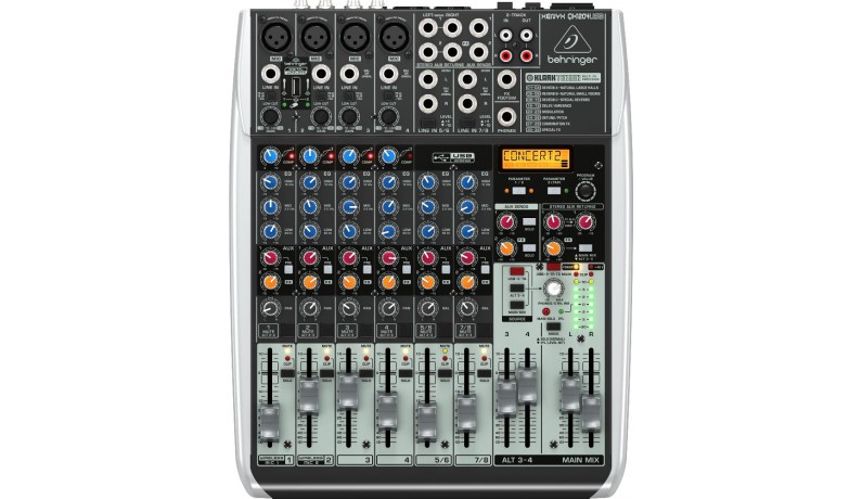 BEHRINGER XENYX QX1204USB Мікшерний пульт 4+2, FX, USB BEHRINGER XENYX QX1204USB Мікшерний пульт 4+2, FX, USB