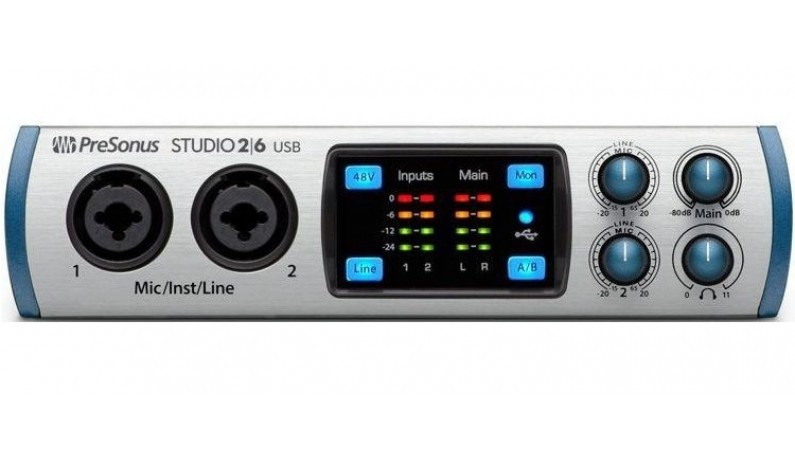 PRESONUS Studio 2|6 Аудіоінтерфейс USB PRESONUS Studio 2|6 Аудіоінтерфейс USB