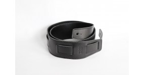 TROPAEIS LEATHER Double Rock (black) Ремінь для гітари