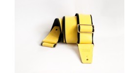 TROPAEIS LEATHER Glam Rock (yellow) Ремінь для гітари