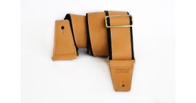 TROPAEIS LEATHER Crazy Rock (yellow) Ремінь для гітари