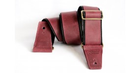 TROPAEIS LEATHER Crazy Rock (burgundy) Ремінь для гітари