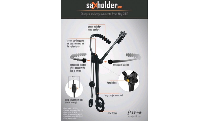 Jazzlab Saxholder M Підвіс для саксофона Jazzlab Saxholder M Підвіс для саксофона
