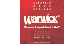 WARWICK 42301 M 5B Red Label  Струни для бас-гітари 5 струн, сталь .045-.135.