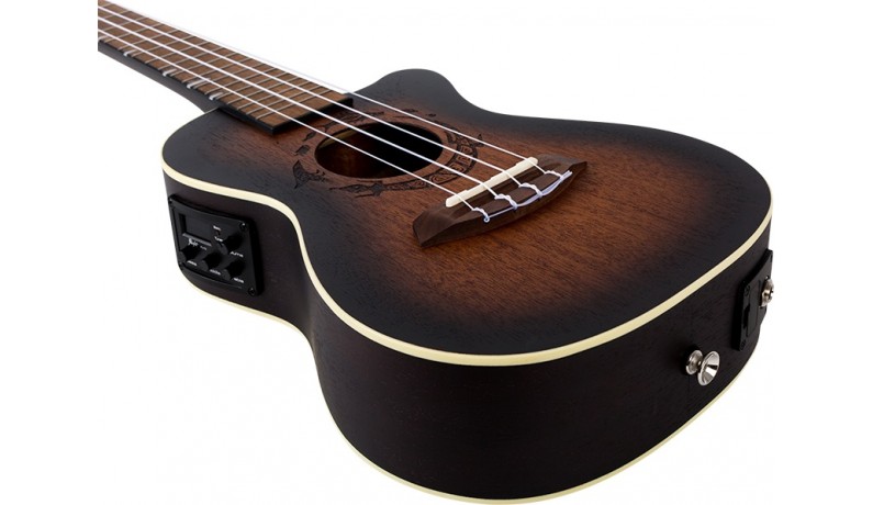 FLIGHT DUC380 CEQ Amber Електроакустична укулеле концерт FLIGHT DUC380 CEQ Amber Електроакустична укулеле концерт