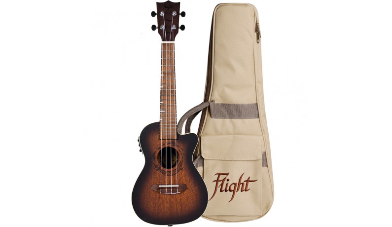 FLIGHT DUC380 CEQ Amber Електроакустична укулеле концерт FLIGHT DUC380 CEQ Amber Електроакустична укулеле концерт