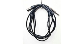 SH Cable SK3.75 BK Готовий мікрофонний кабель XLR тато-6,3 стерео, 3,75м.