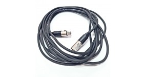 SH Cable PR 6.25 BK Готовий мікрофонний кабель XLR-XLR, 6.25м.