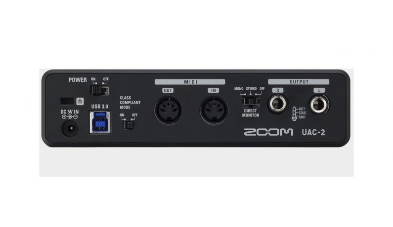 ZOOM UAC-2 Аудіоінтерфейс USB 2х2 ZOOM UAC-2 Аудіоінтерфейс USB 2х2