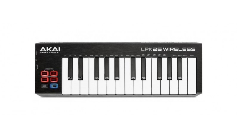 AKAI LPK25 WIRELESS MIDI клавіатура компактна 25 міні-клавіш AKAI LPK25 WIRELESS MIDI клавіатура компактна 25 міні-клавіш