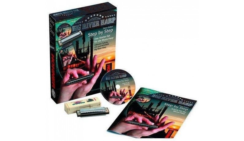 HOHNER M91401 Big River C Діатонічна губна гармоніка (подарунковий набір) HOHNER M91401 Big River C Діатонічна губна гармоніка (подарунковий набір)
