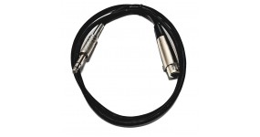 SH Cable SK1.2 BK Готовий мікрофонний кабель XLR-6,3, 1,2м.
