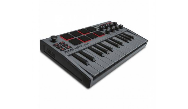 AKAI MPK MINI MK3 Grey MIDI клавіатура USB, 25 клавіш AKAI MPK MINI MK3 Grey MIDI клавіатура USB, 25 клавіш