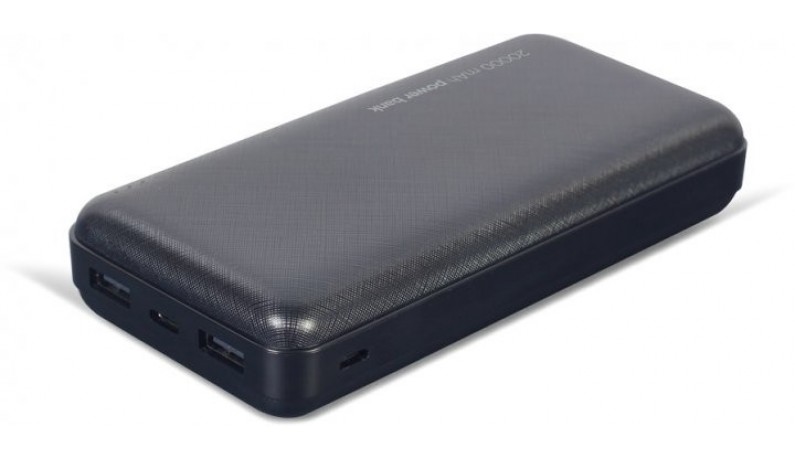 GEMBIRD PB20-02 Black Батарея Power Bank 20000mAh GEMBIRD PB20-02 Black Батарея Power Bank 20000mAh
