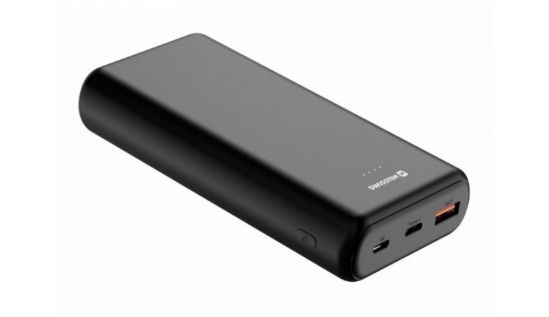 SWISSTEN Power Line 20000mAh Black Батарея Power Bank 20000mAh 20W SWISSTEN Power Line 20000mAh Black Батарея Power Bank 20000mAh 20W