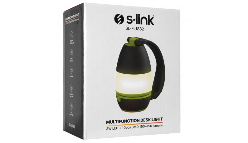S-LINK SL-FL1882 3W Led+10 SMD Red Світлодіодний ліхтар S-LINK SL-FL1882 3W Led+10 SMD Red Світлодіодний ліхтар