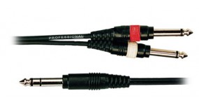 SOUNDKING BB314 Готовий мультимедійний кабель 6,3-2х6,3, 3м.