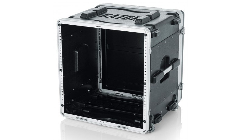 GATOR GR-R10L Кейс для рекового обладнання 10U з колесами і ручкою GATOR GR-R10L Кейс для рекового обладнання 10U з колесами і ручкою