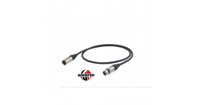PROEL ESO210LU5 Готовий мікрофонний кабель NEUTRIK XLR - NEUTRIK XLR 5м., чорний