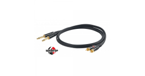 PROEL CHALLENGE CHLP310LU3 Готовий мультимедійний кабель 2х6,3 Neutrik - 2хRCA, 3м