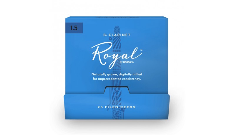 D'ADDARIO RCB0115 Тростина для кларнета Royal Bb 1.5 D'ADDARIO RCB0115 Тростина для кларнета Royal Bb 1.5