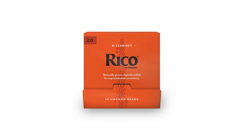 D'ADDARIO RCA0120 Тростина для кларнета Rico Bb 2.0 D'ADDARIO RCA0120 Тростина для кларнета Rico Bb 2.0