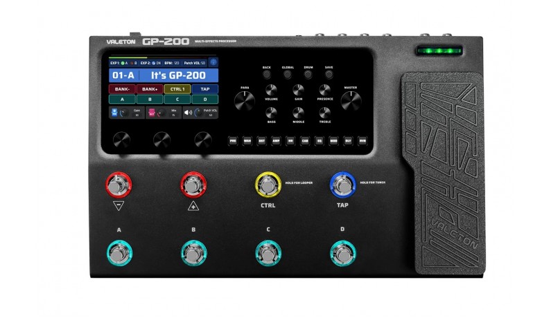HOTONE AUDIO VALETON GP-200 Процесор для електрогітари HOTONE AUDIO VALETON GP-200 Процесор для електрогітари