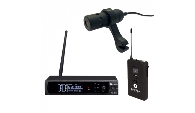 PRODIPE Pack UHF B210 DSP SOLO VL21-C Інструментальна радіосистема UHF 528-578MHz PRODIPE Pack UHF B210 DSP SOLO VL21-C Інструментальна радіосистема UHF 528-578MHz