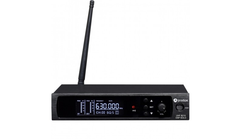 PRODIPE Pack UHF B210 DSP SOLO VL21-C Інструментальна радіосистема UHF 528-578MHz PRODIPE Pack UHF B210 DSP SOLO VL21-C Інструментальна радіосистема UHF 528-578MHz