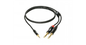 KLOTZ KY5-150 Готовий мультимедійний кабель 3.5-2х6.3, 1.5м