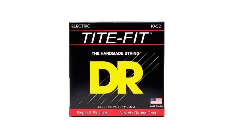 DR Tite-Fit Electric BT-10 Струни для електрогітари 10-52 DR Tite-Fit Electric BT-10 Струни для електрогітари 10-52