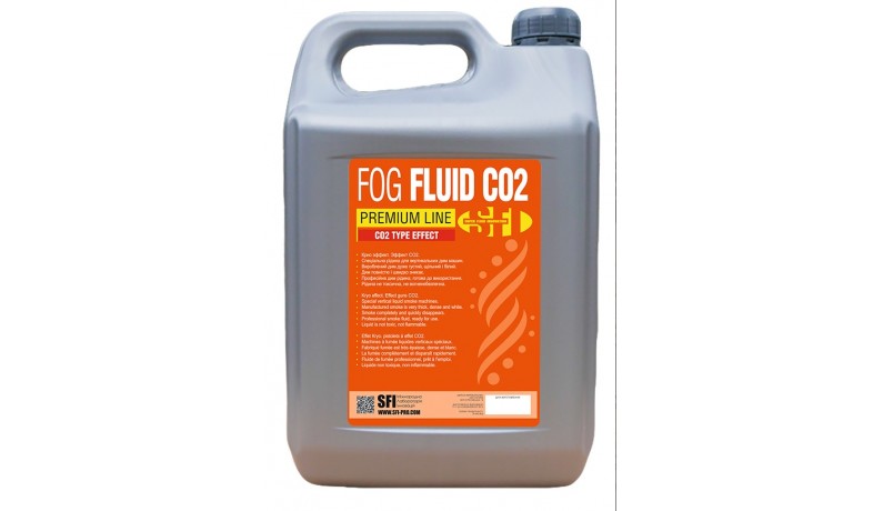 SFI Fog Fluid CO2 Premium 5л Рідина для вертикального генератора (ефект СО2) SFI Fog Fluid CO2 Premium 5л Рідина для вертикального генератора (ефект СО2)