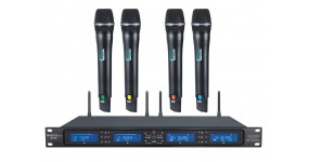 MARKUS MC-301 Handheld Радіосистема UHF 403-512 МГц, чотири ручних мікрофони